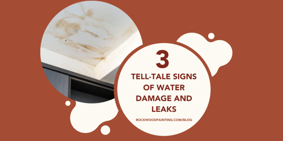 3 TELL-TALE SIGNS OF WATER DAMAGE AND LEAKS